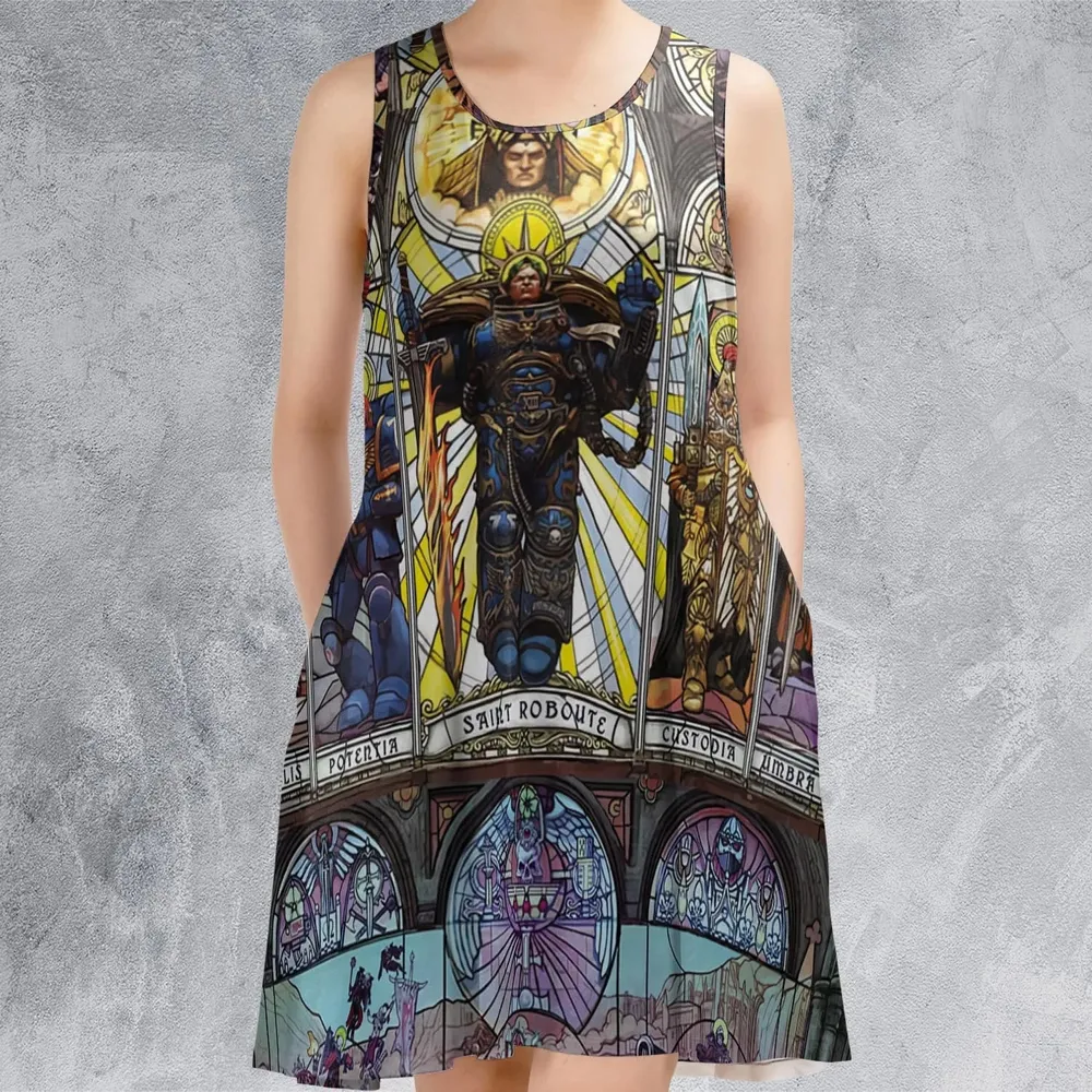 WH40K Library Sleeveless Dress - 2