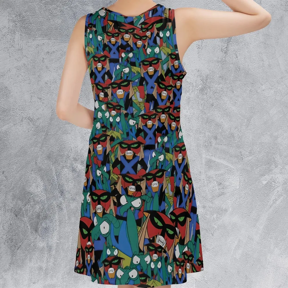 Brak and Zorak Space Ghost Coast to Coast Sleeveless Dress - 3