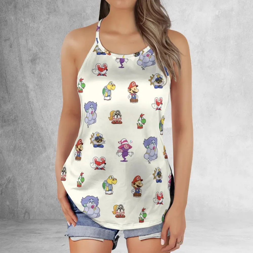 Play In Style Super Mario Criss Cross Tank Top - 2