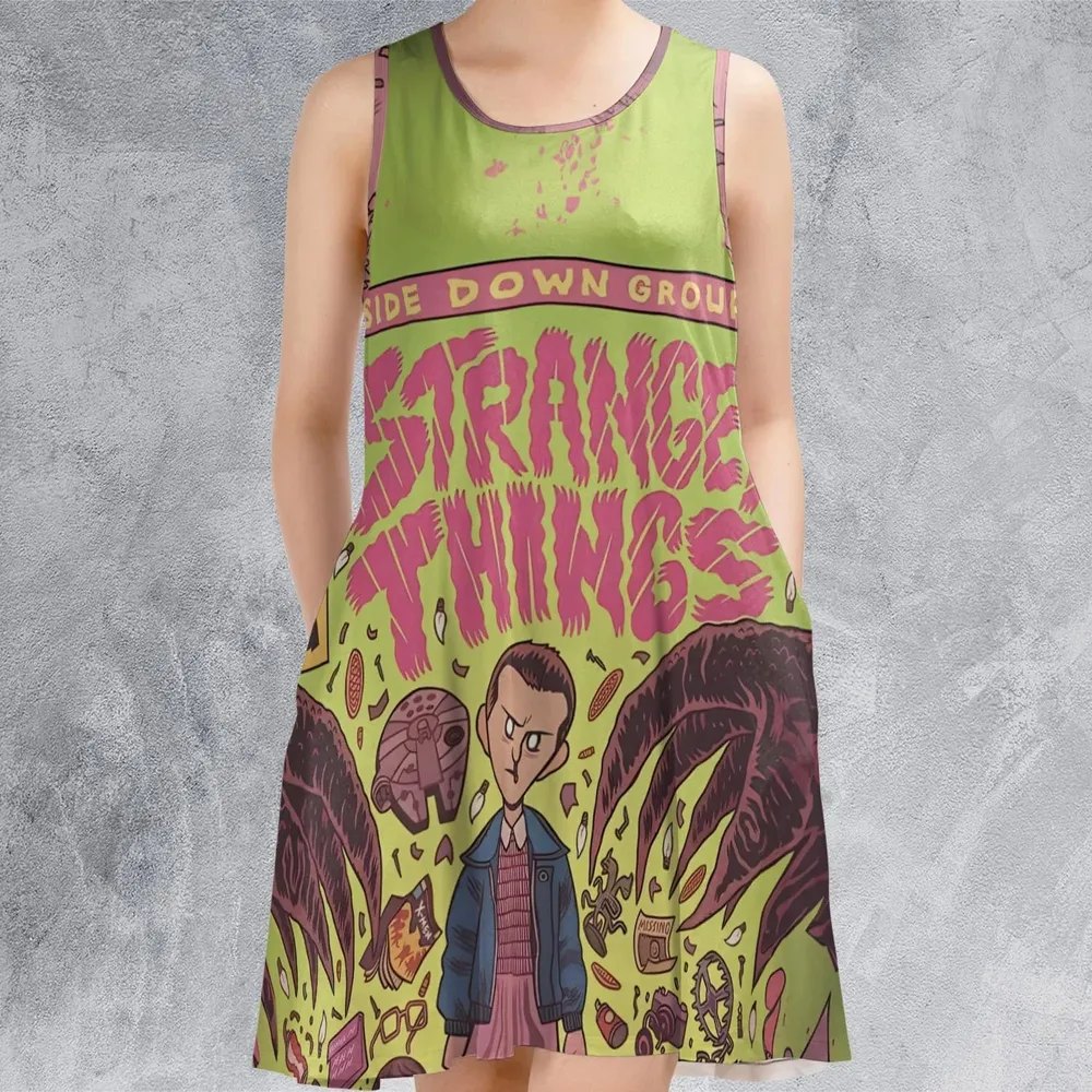 Into The Unknown Stranger Things Sleeveless Dress - 2