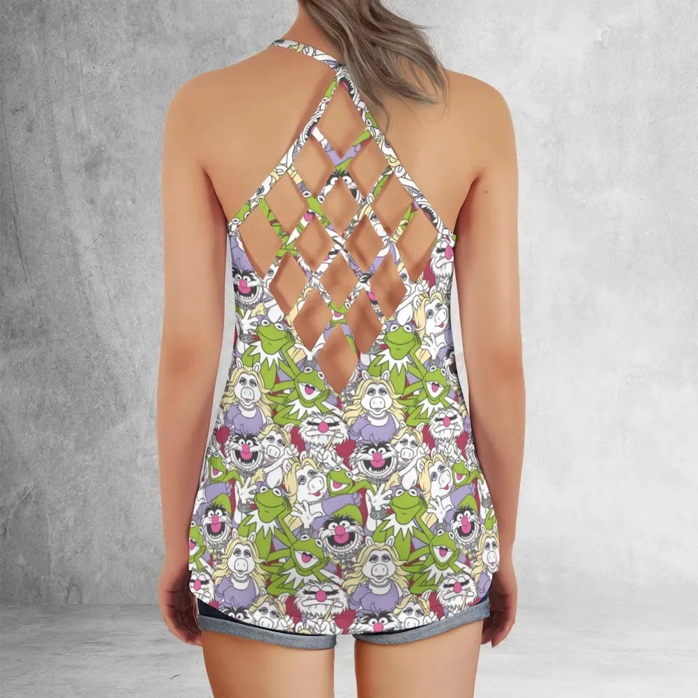 Muppet Mania The Muppets Criss Cross Tank Top - 3