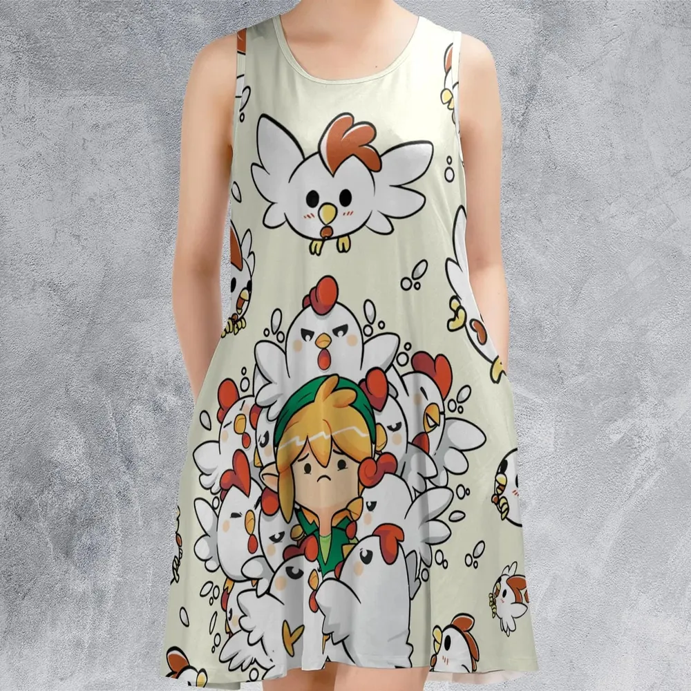 Impossible Situation The Legend of Zelda Sleeveless Dress - 2