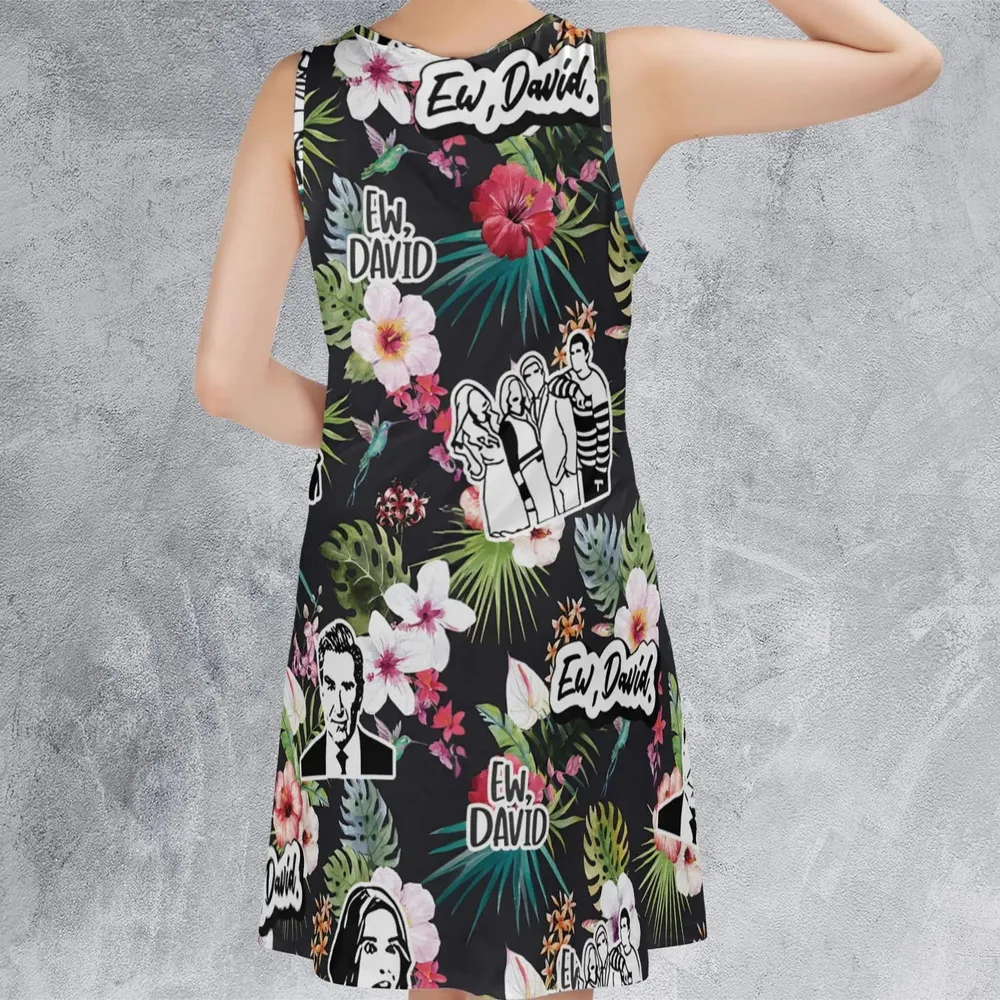 Schitts Creek Tropical Sleeveless Dress - 3