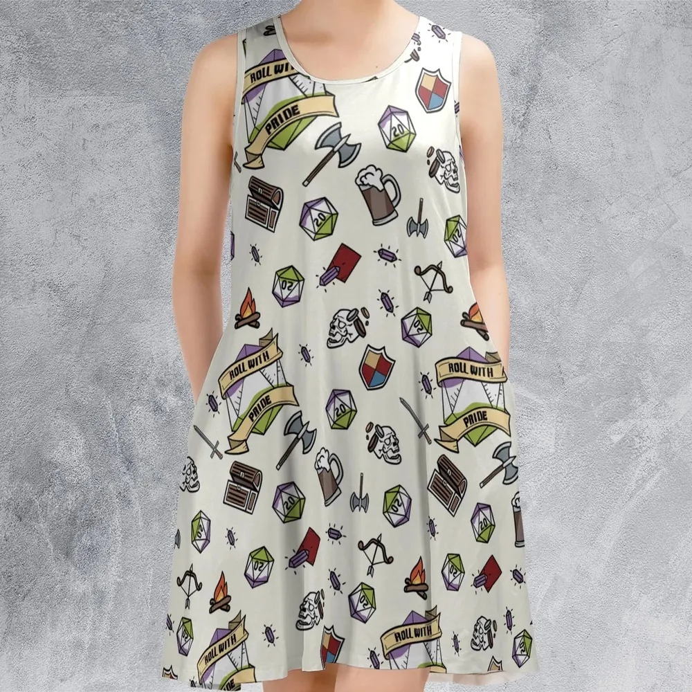 Roll With Pride DnD Sleeveless Dress - 2