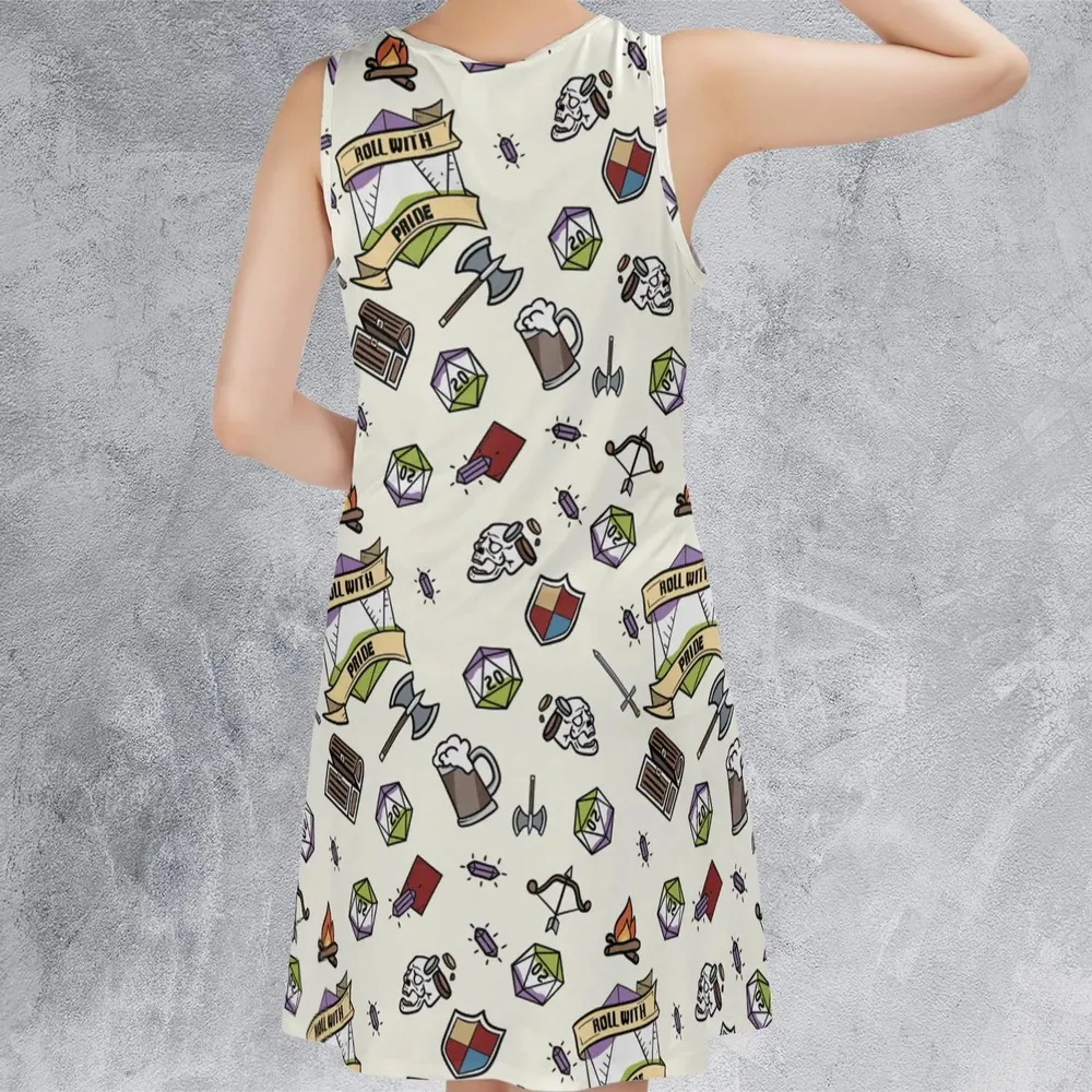 Roll With Pride DnD Sleeveless Dress - 3