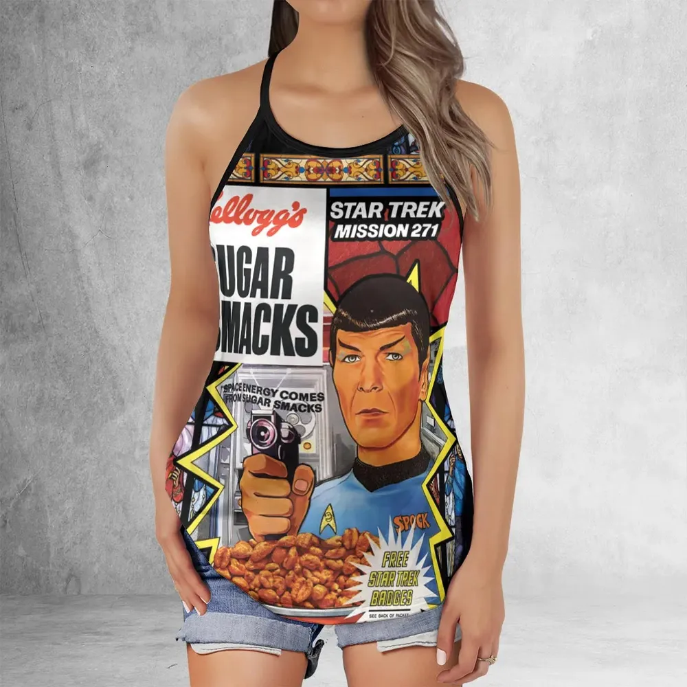 Sugar Smacks Star Trek Criss Cross Tank Top - 2