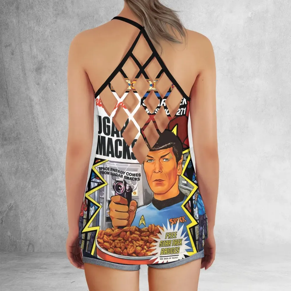 Sugar Smacks Star Trek Criss Cross Tank Top - 3