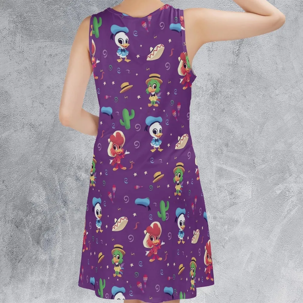 Three amigos Donald Ducktales Sleeveless Dress - 3