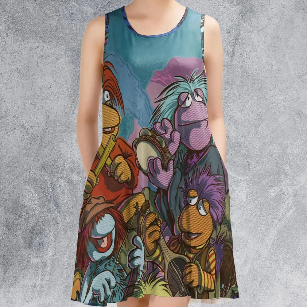 Fraggle Rock Larsen The Muppets Sleeveless Dress - 2