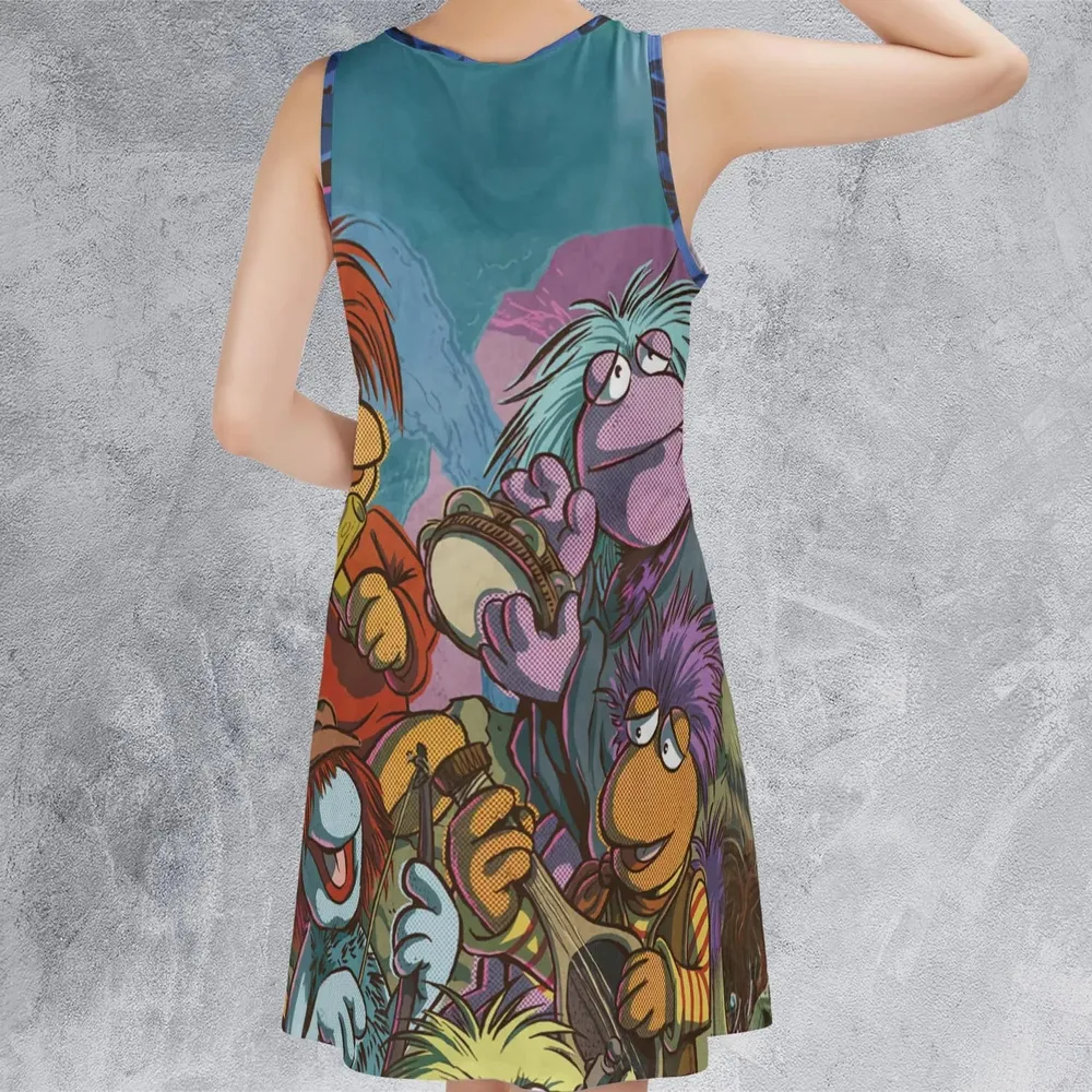 Fraggle Rock Larsen The Muppets Sleeveless Dress - 3