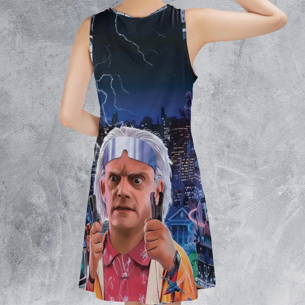Great Scott! Back To The Future Sleeveless Dress - 3