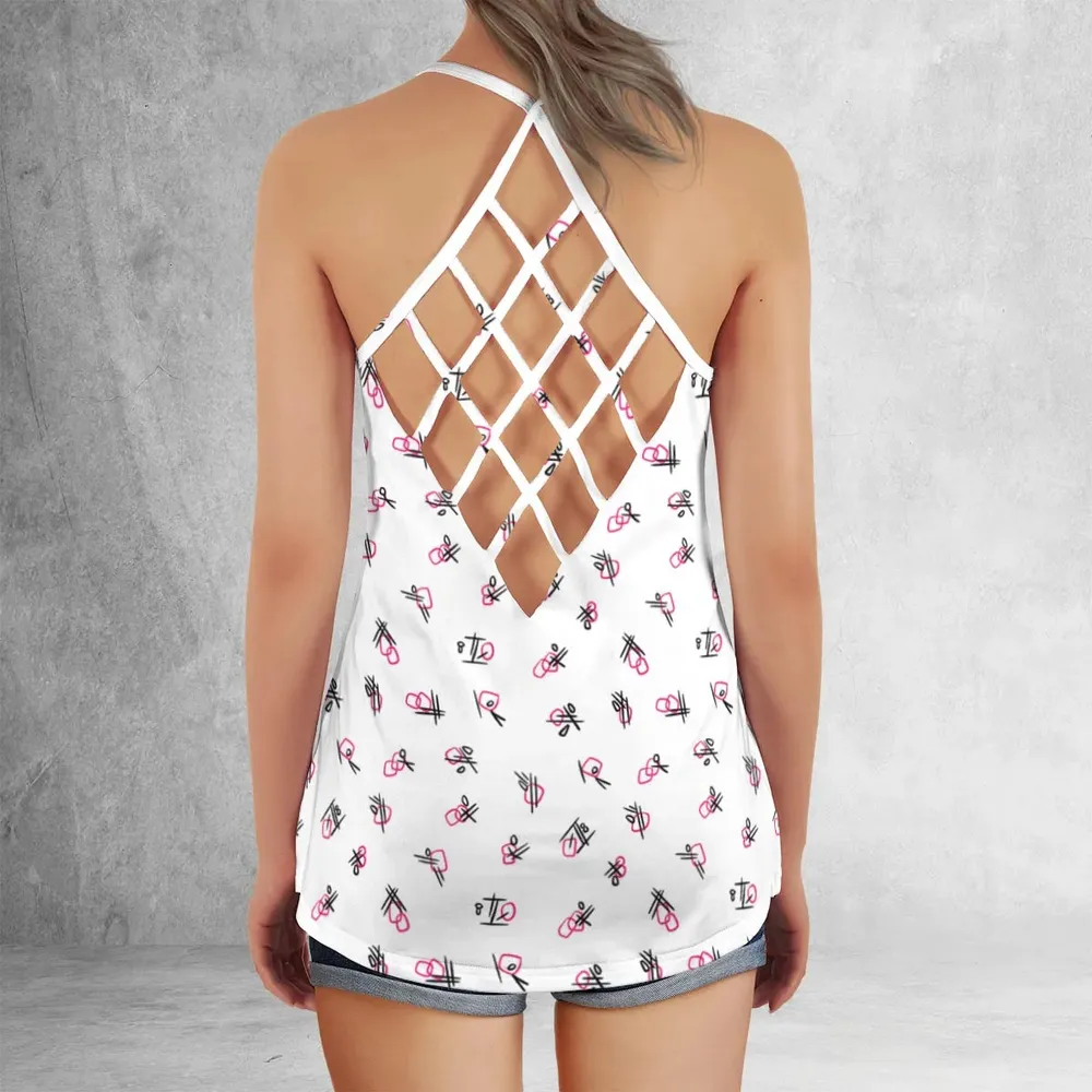 Ace Ventura Tutu Shirt Pop Culture Criss Cross Tank Top - 3