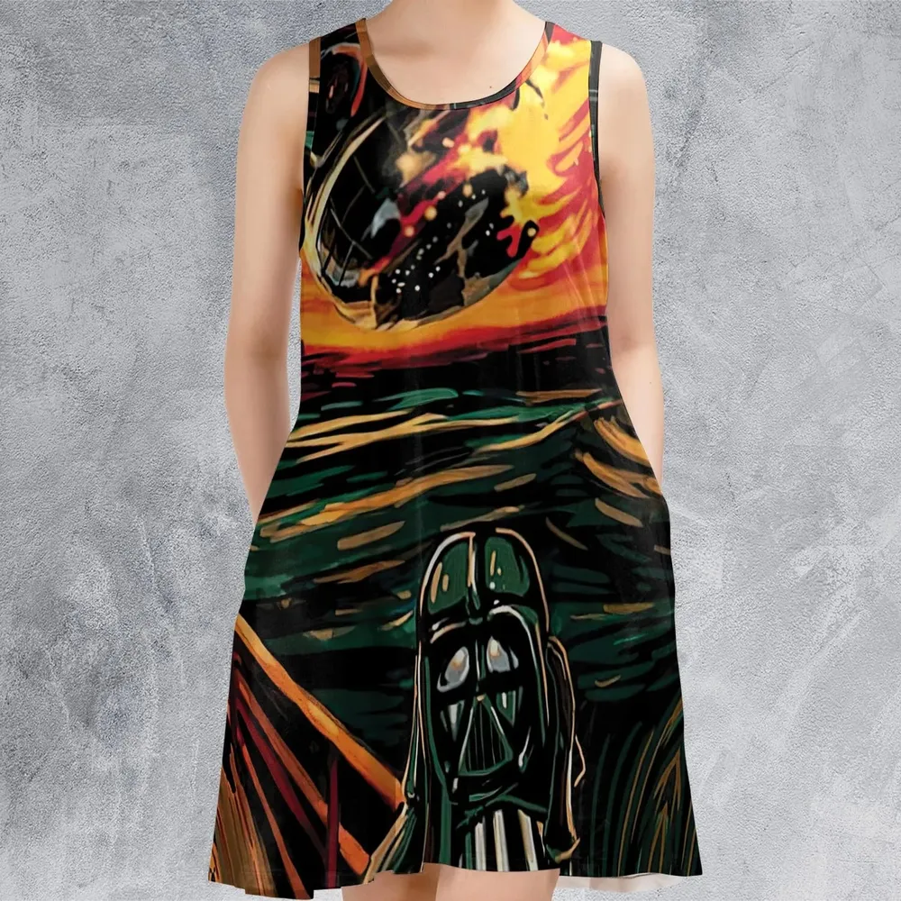 Vader Scream Darth Vader Sleeveless Dress - 2
