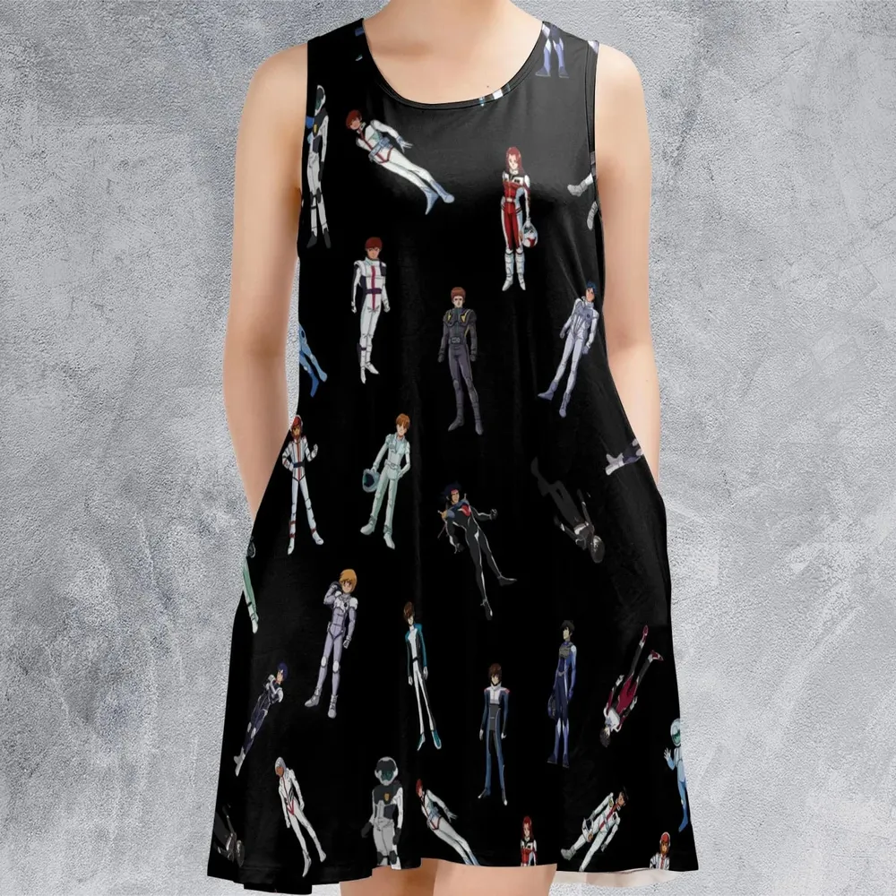 Gundam Pilot Suits Gundam Mobile Sleeveless Dress - 2