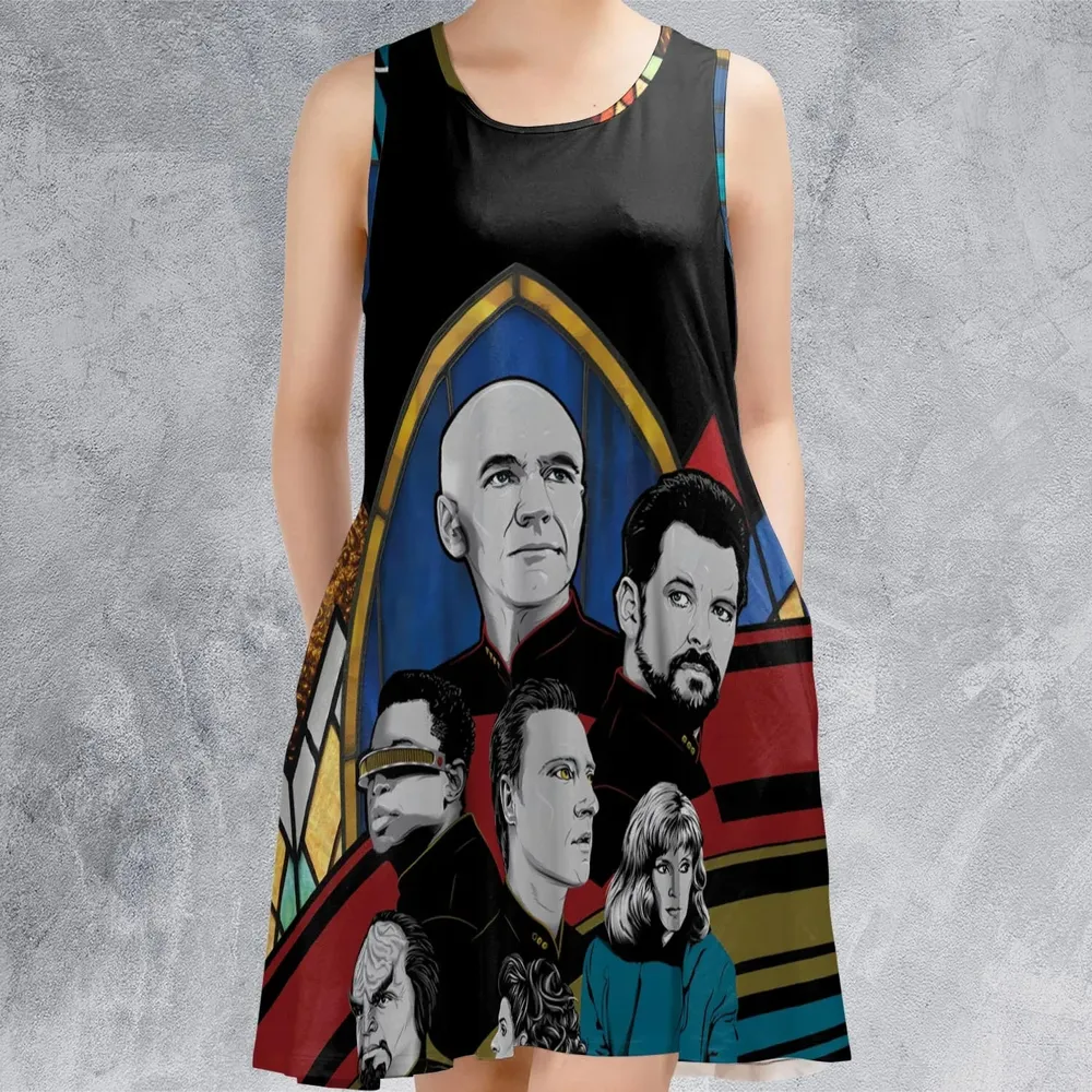 The Next Generation Star Trek Sleeveless Dress - 2