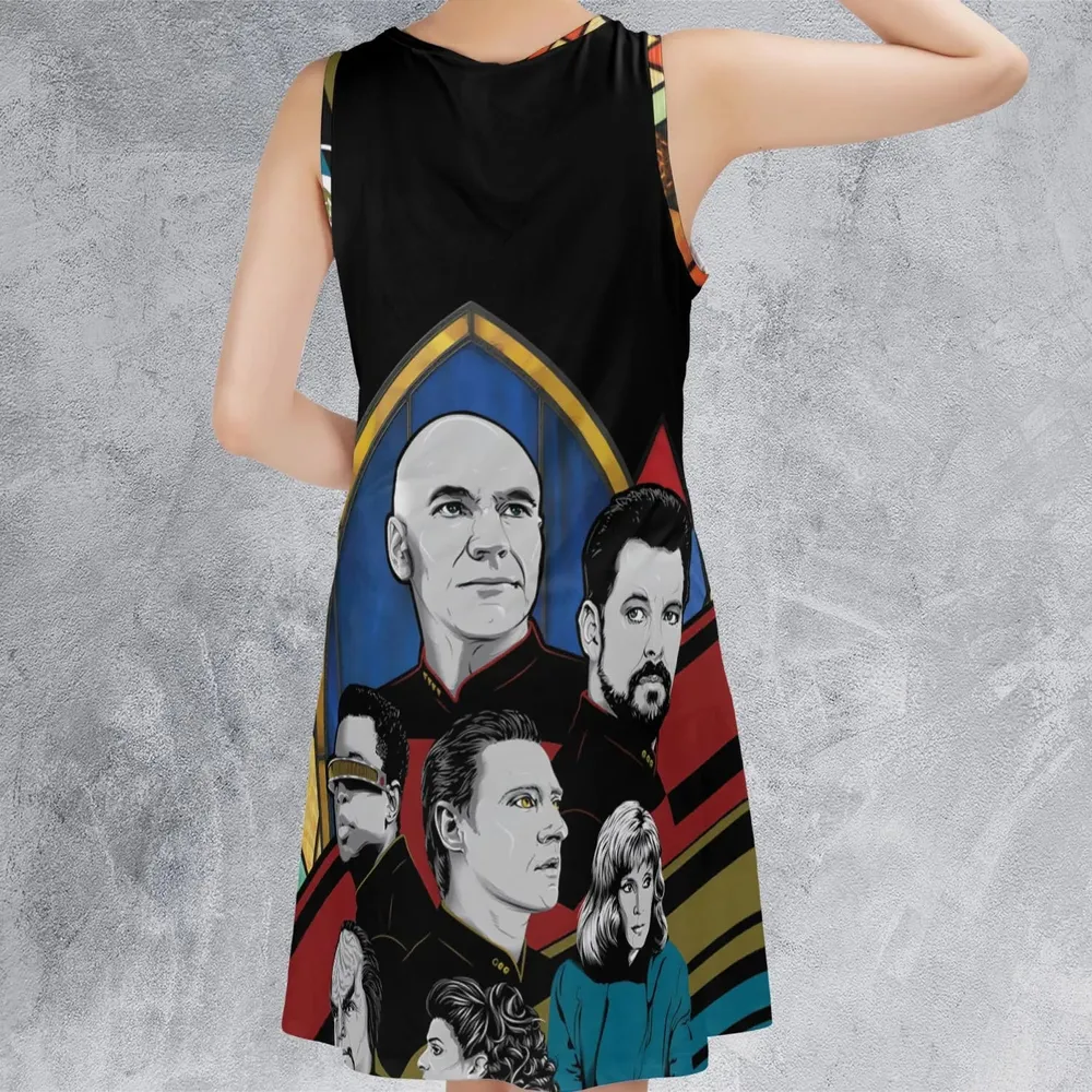 The Next Generation Star Trek Sleeveless Dress - 3