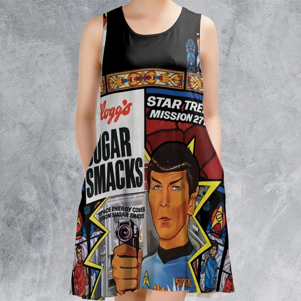 Sugar Smacks Star Trek Sleeveless Dress - 2