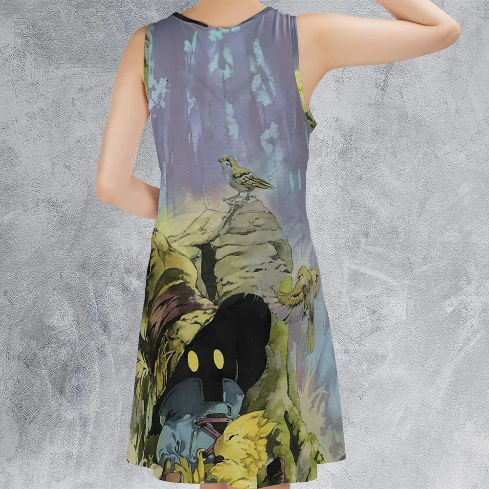 Vivi Rain Final Fantasy Sleeveless Dress - 3