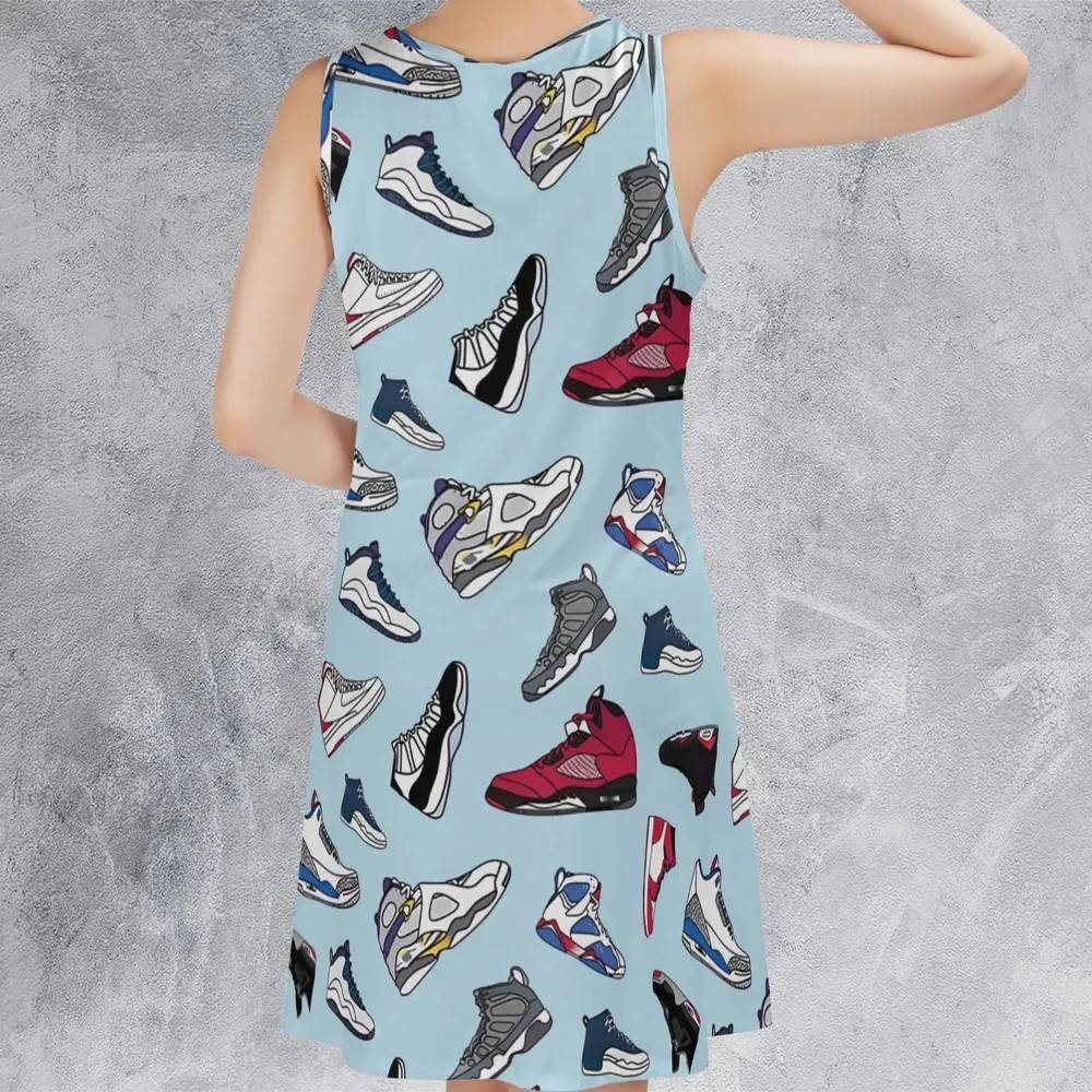Sneaker Freak Sleeveless Dress - 3