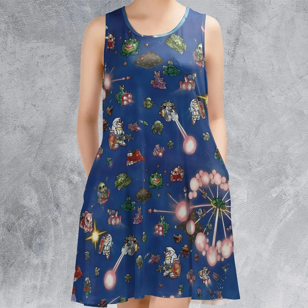 SD Gundam Battle Sleeveless Dress - 2