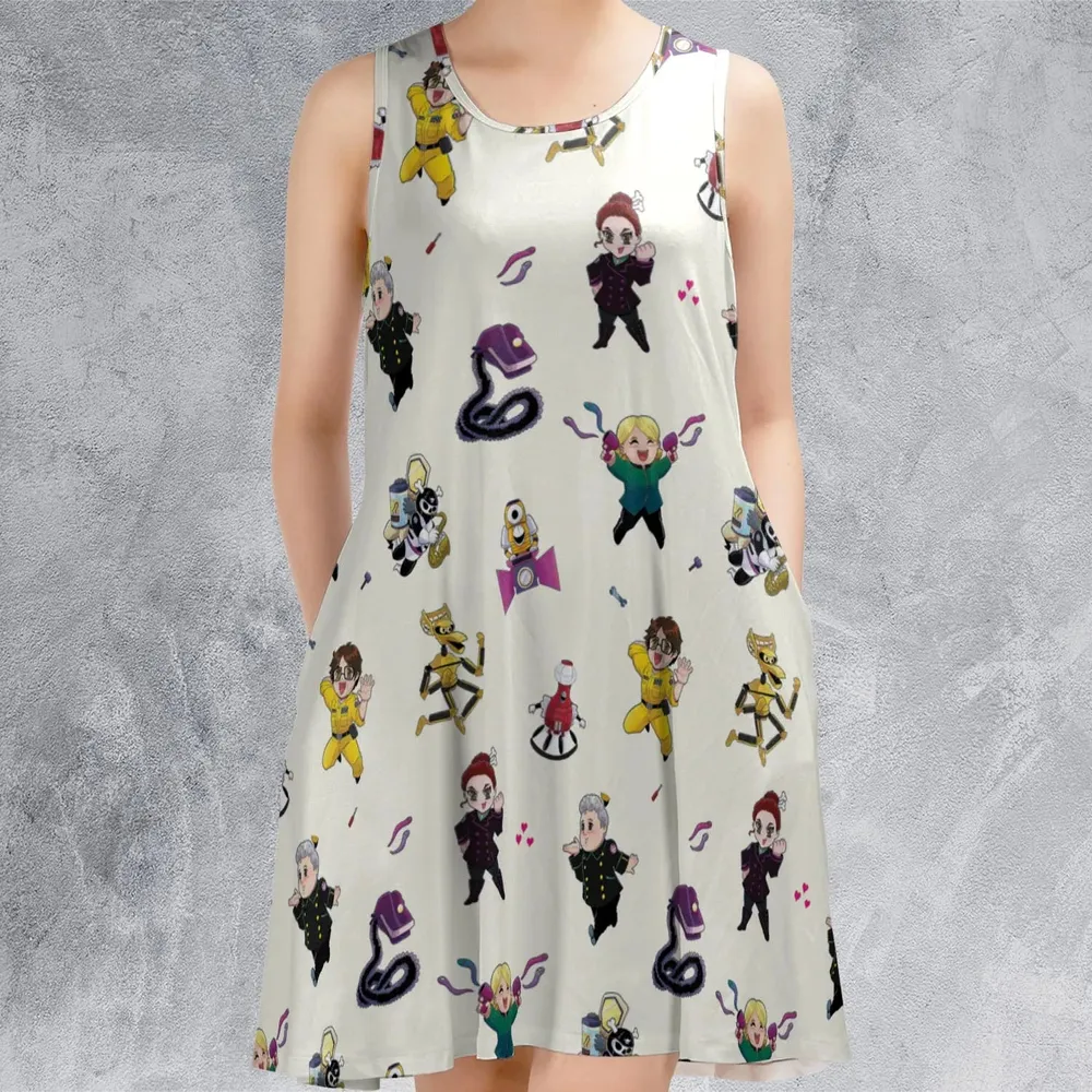 Mst3k Chibi Characters Sleeveless Dress - 2