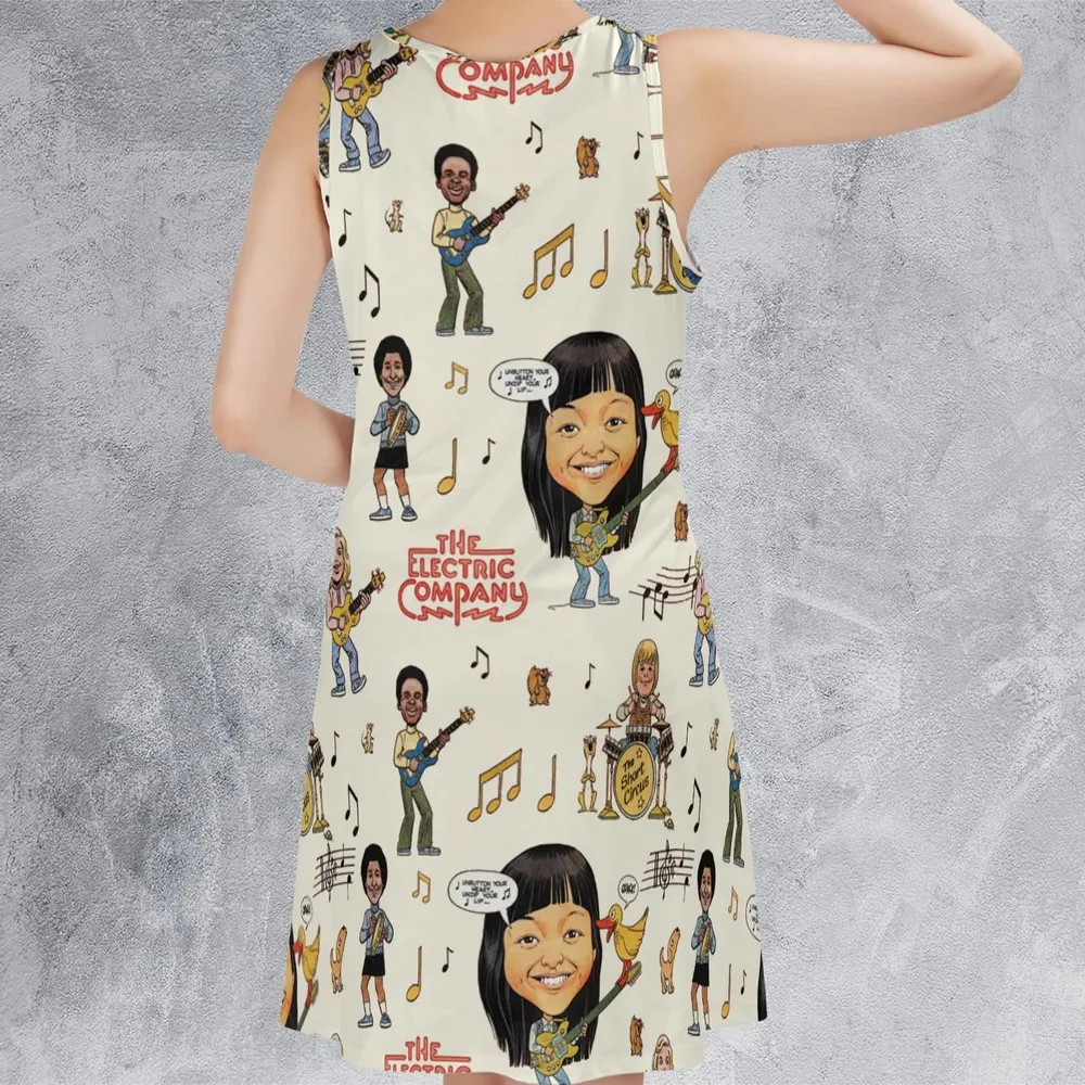 The Electric Company PBS Show Sleeveless Dress - 3