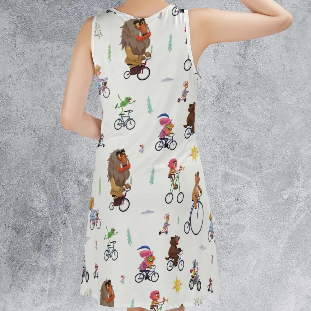 The Muppet Movie Bike Scene Sleeveless Dress - 3