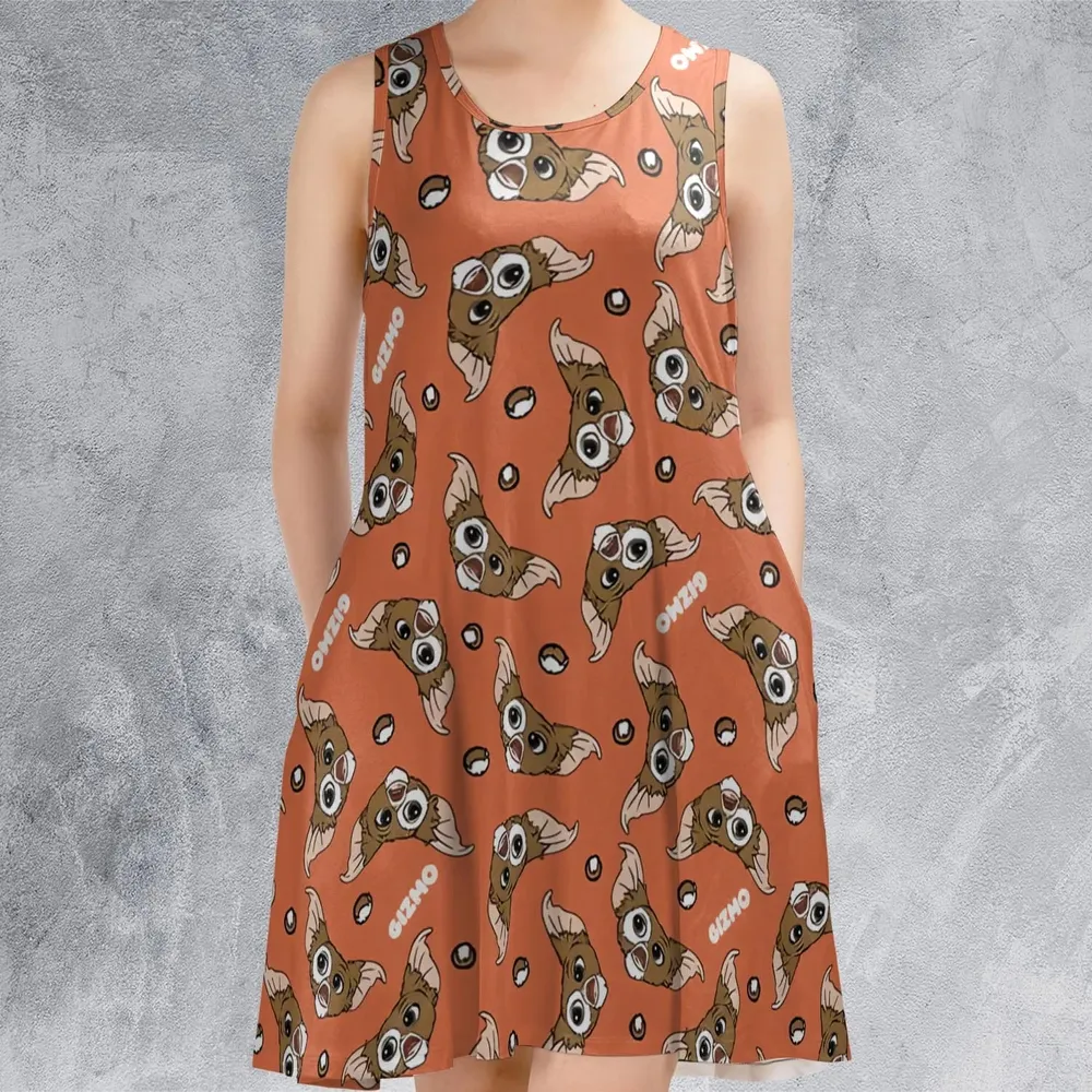 Gremlins Gizmo Head Toss Sleeveless Dress - 2