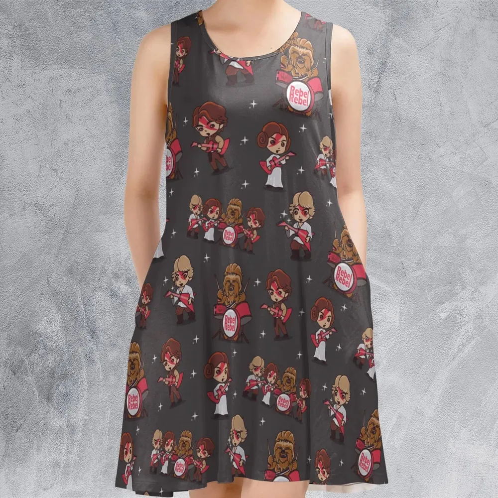 Rebel Band Star Wars Sleeveless Dress - 2