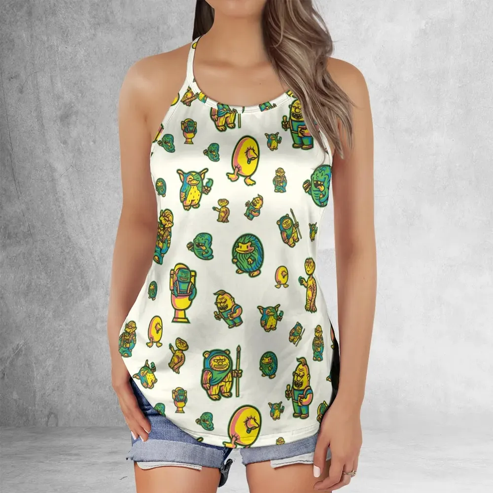 80s But Goodies Criss Cross Tank Top - 2