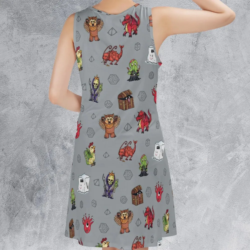 Little Monsters DnD Sleeveless Dress - 3