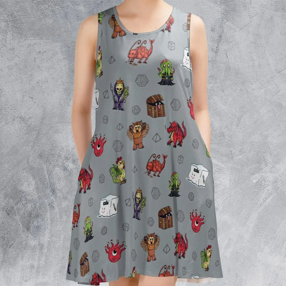 Little Monsters DnD Sleeveless Dress - 2