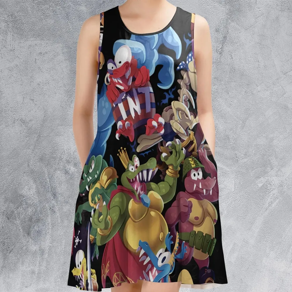 Krem Krew Donkey Kong Sleeveless Dress - 2