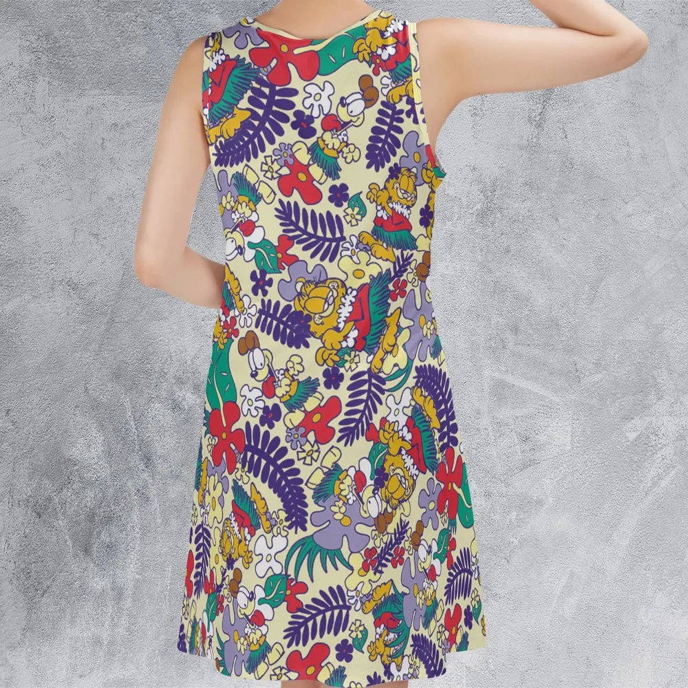 Aloha Garfield And Odie Sleeveless Dress - 3
