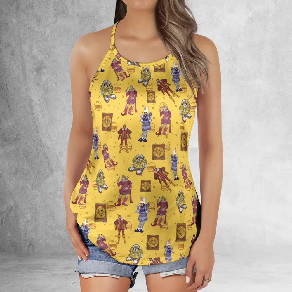 Vintage Burger King Commercial 1980 Criss Cross Tank Top - 2