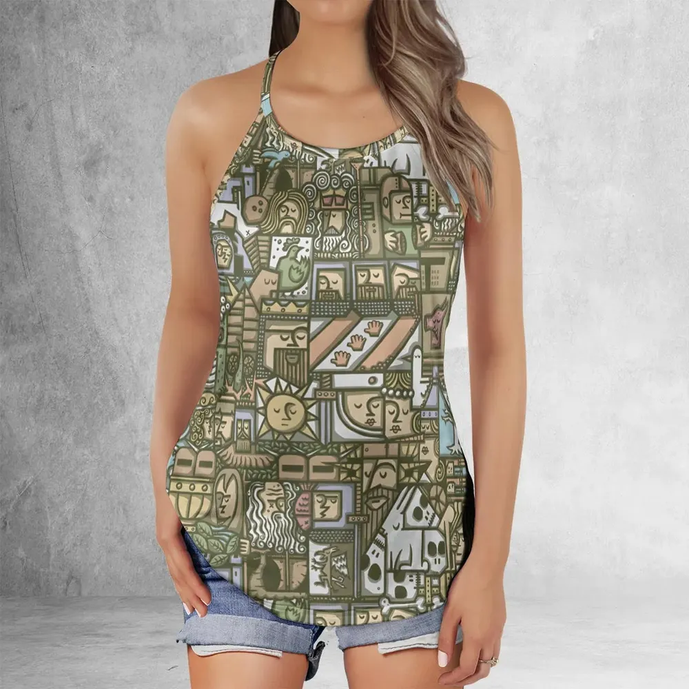 The Whole Grail Monty Python Criss Cross Tank Top - 2