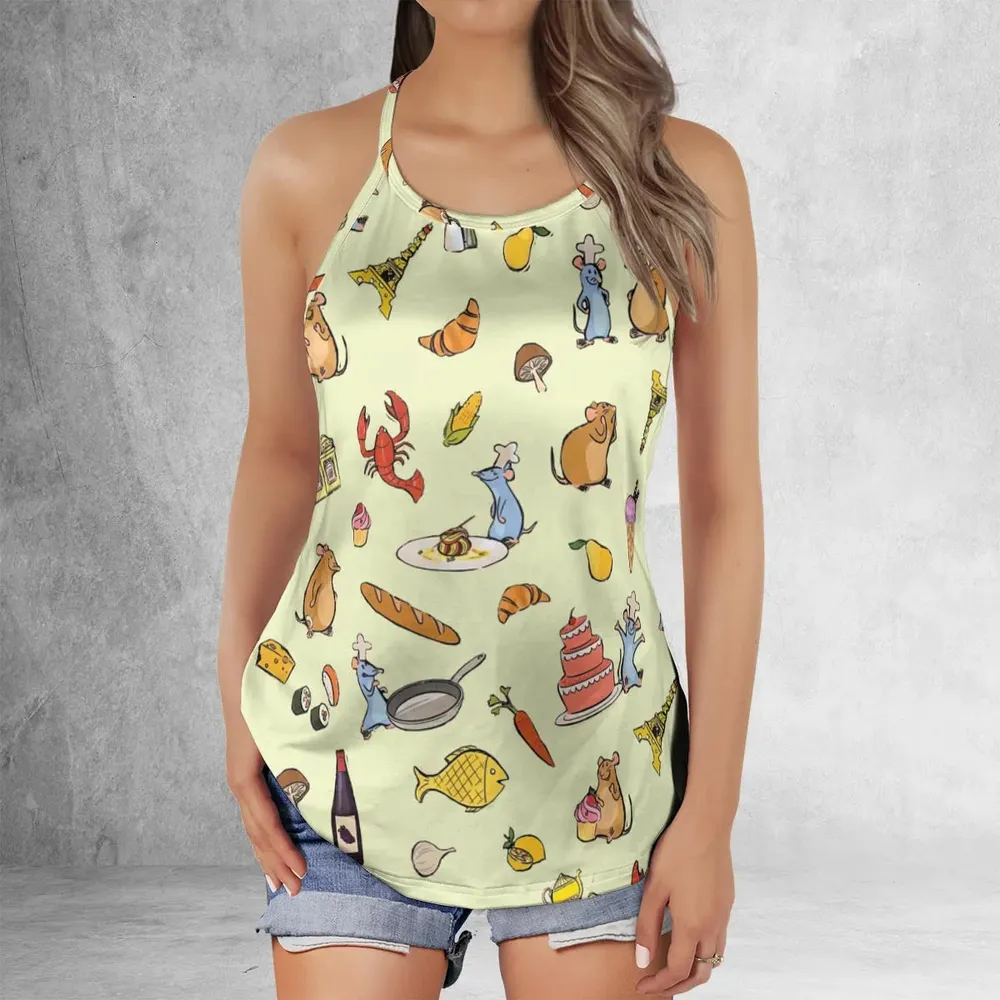 Chef Life Ratatouille Criss Cross Tank Top - 2