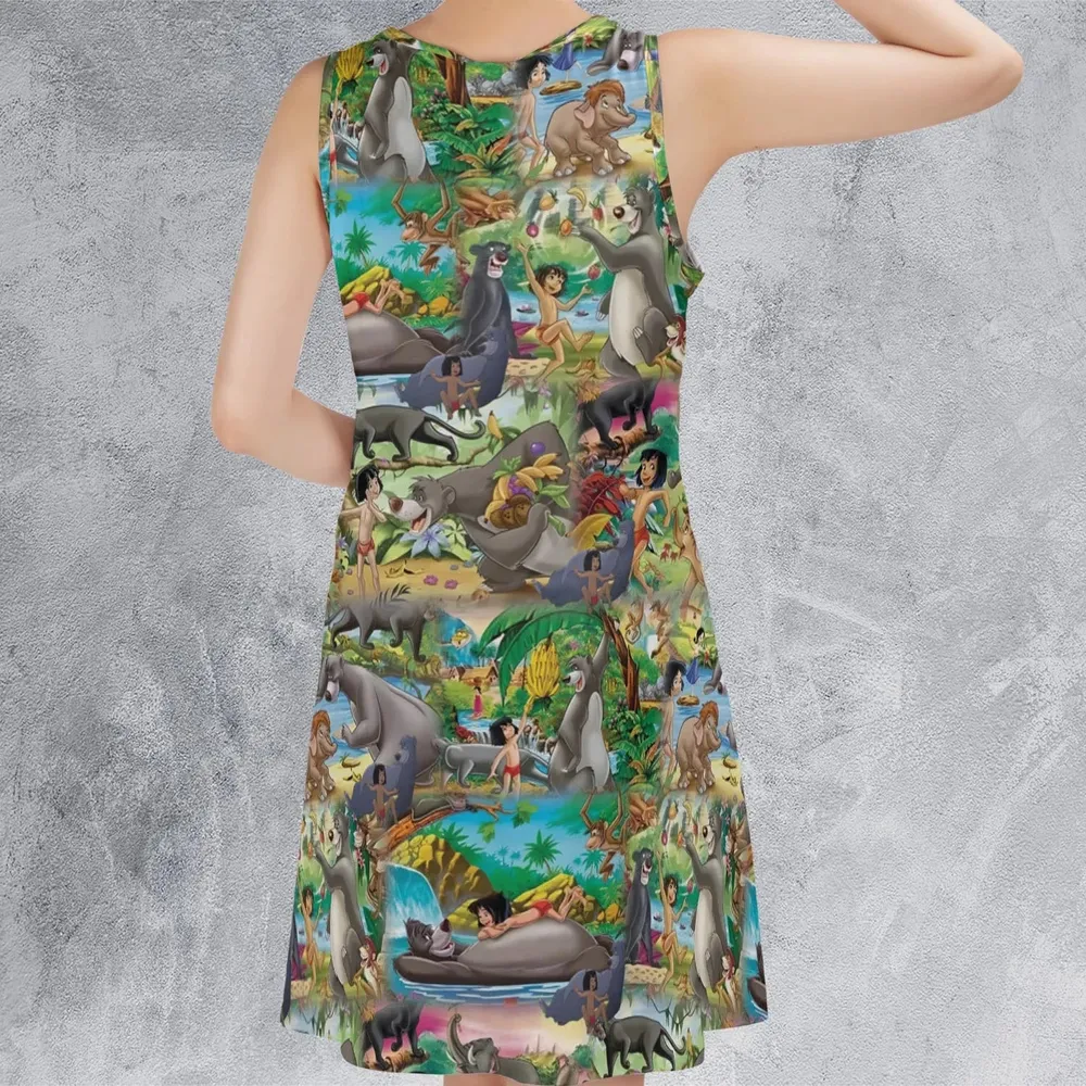 The Jungle Book Rudyard Kipling Seamless Sleeveless Dress - 3