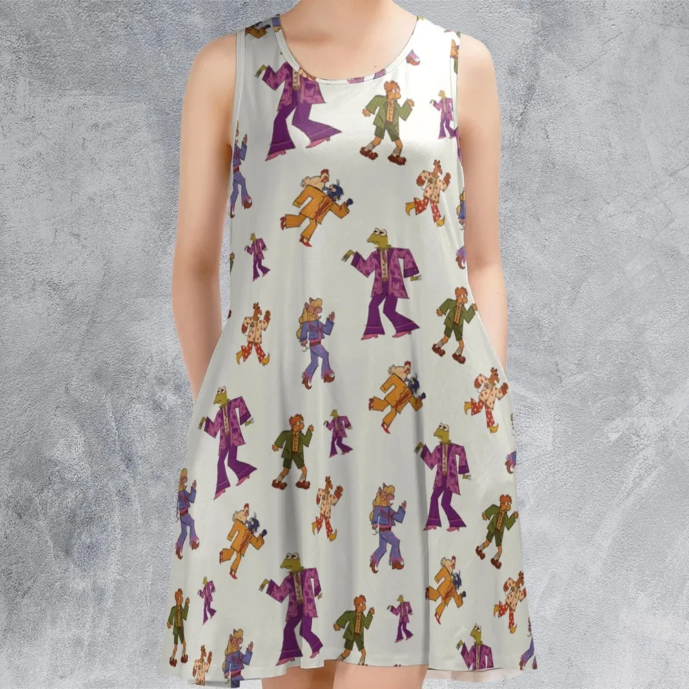 Talking Heads The Muppets Sleeveless Dress - 2
