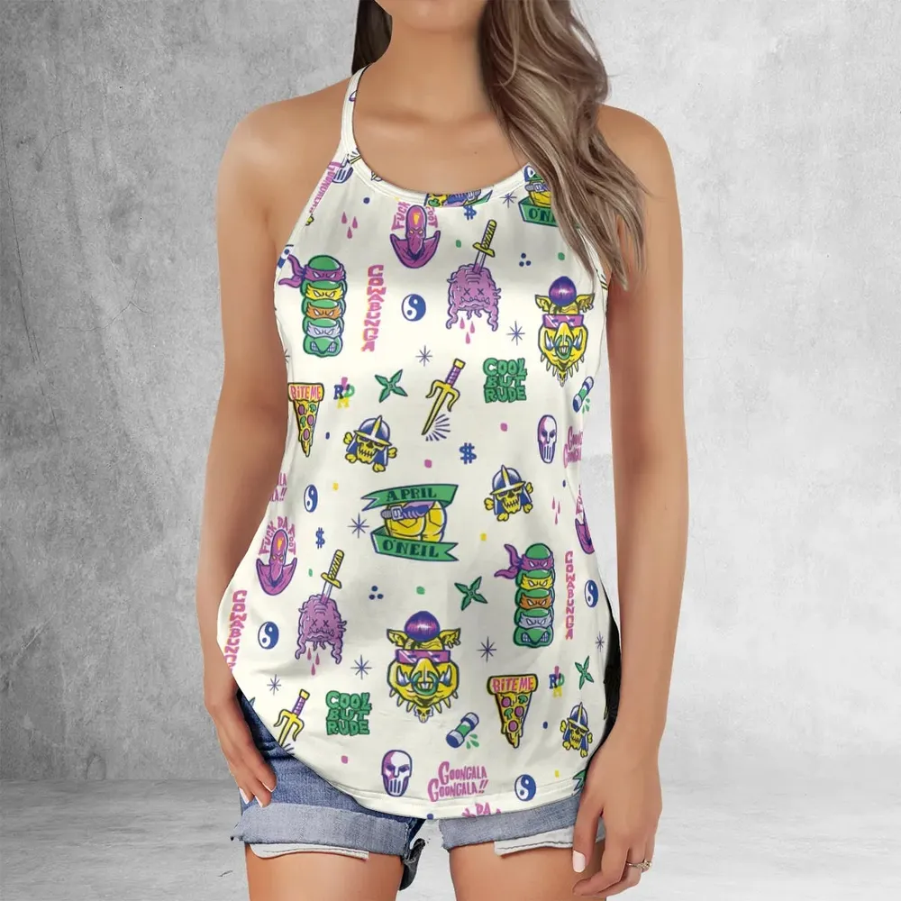 Shell Shock Teenage Mutant Ninja Turtles Criss Cross Tank Top - 2