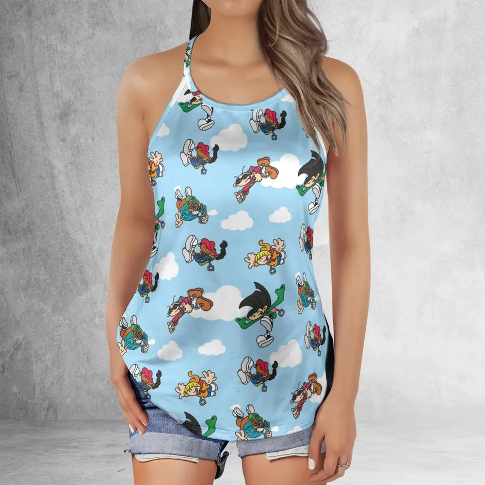 Codename Kid Next Door Characters Criss Cross Tank Top - 2