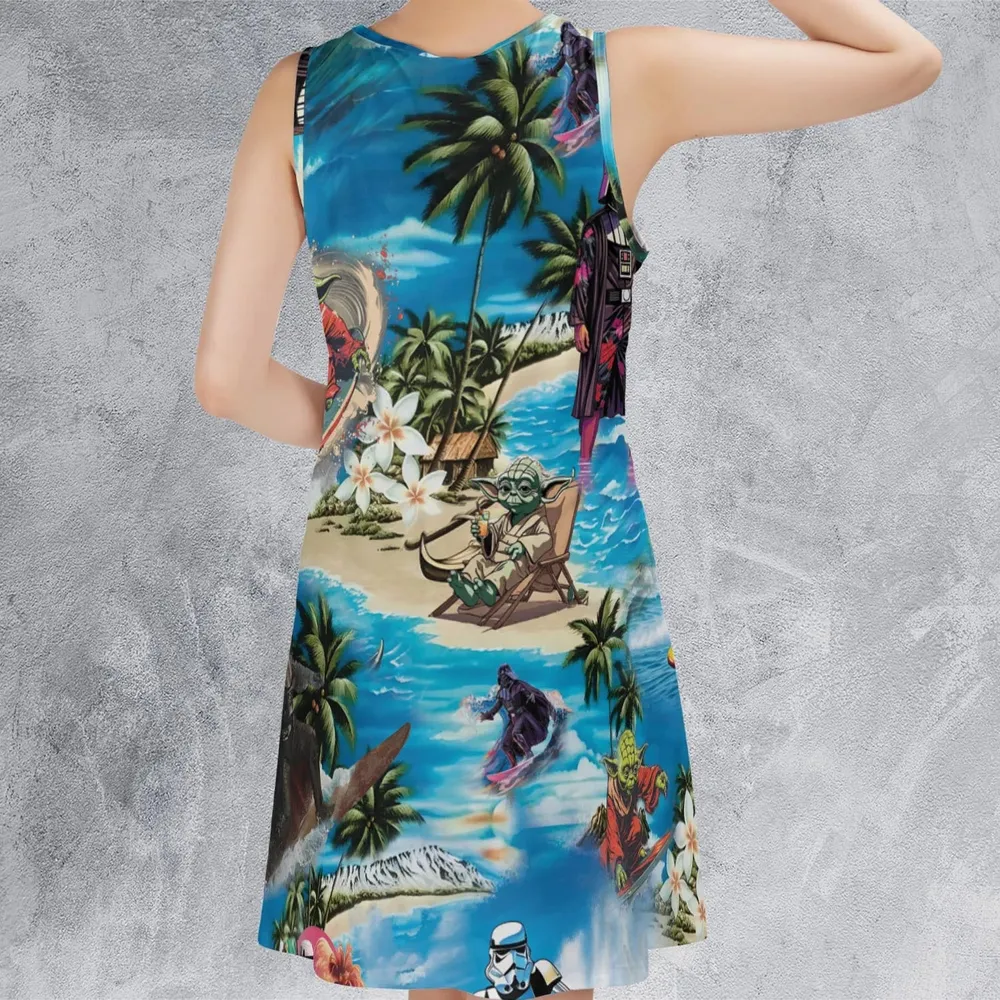 Star Wars Summer Vibes Sleeveless Dress - 3