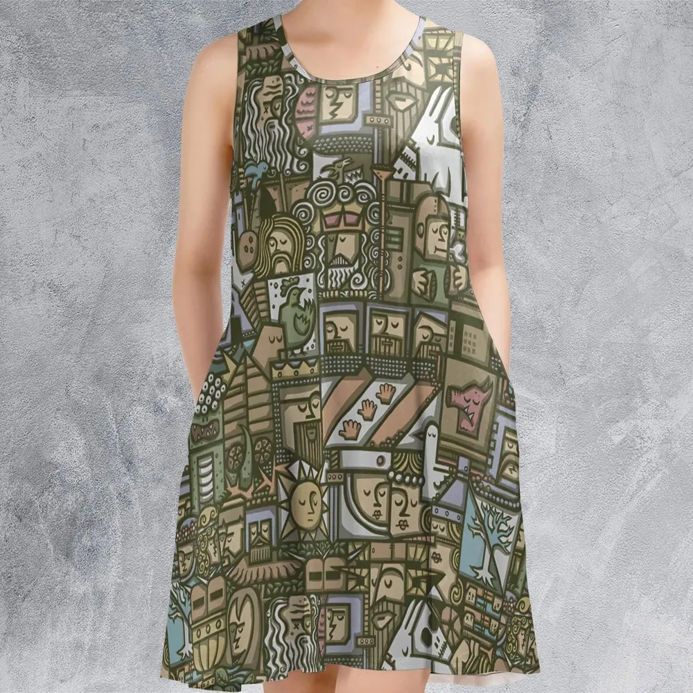 The Whole Grail Monty Python Sleeveless Dress - 2