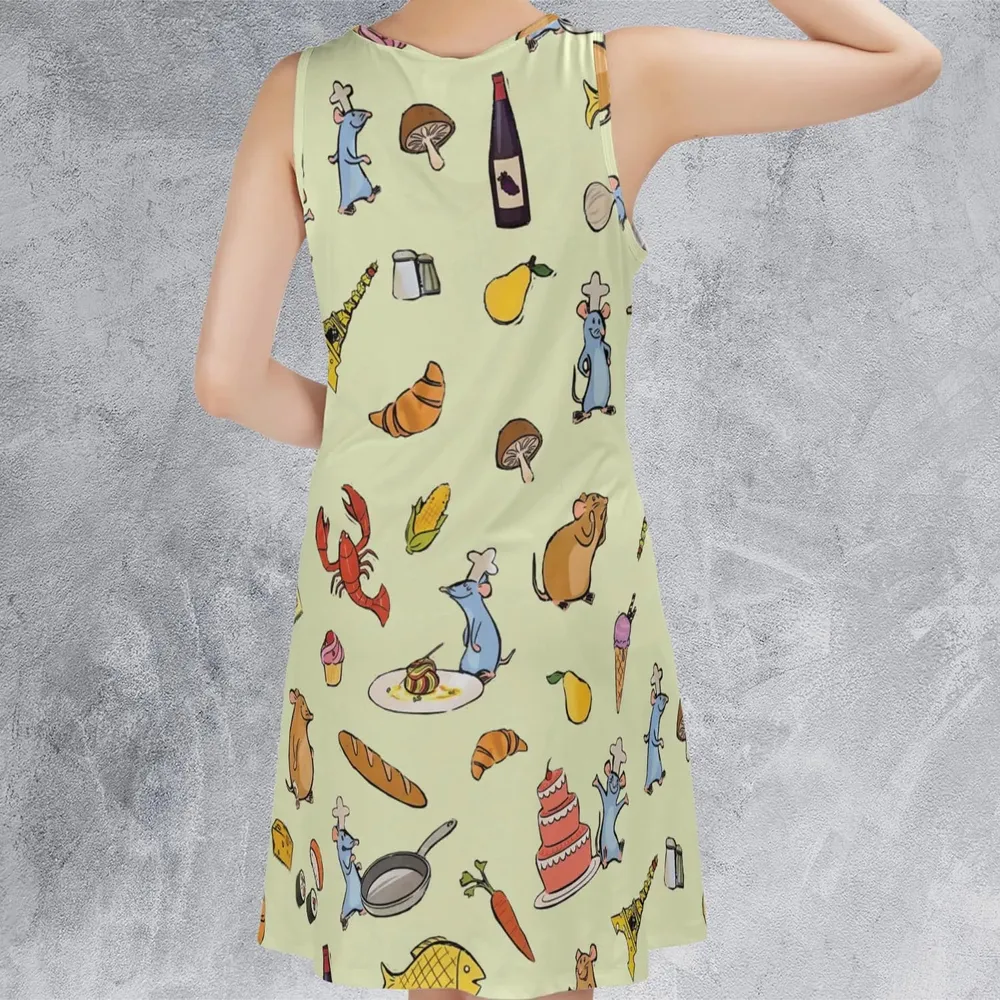 Chef Life Ratatouille Sleeveless Dress - 3