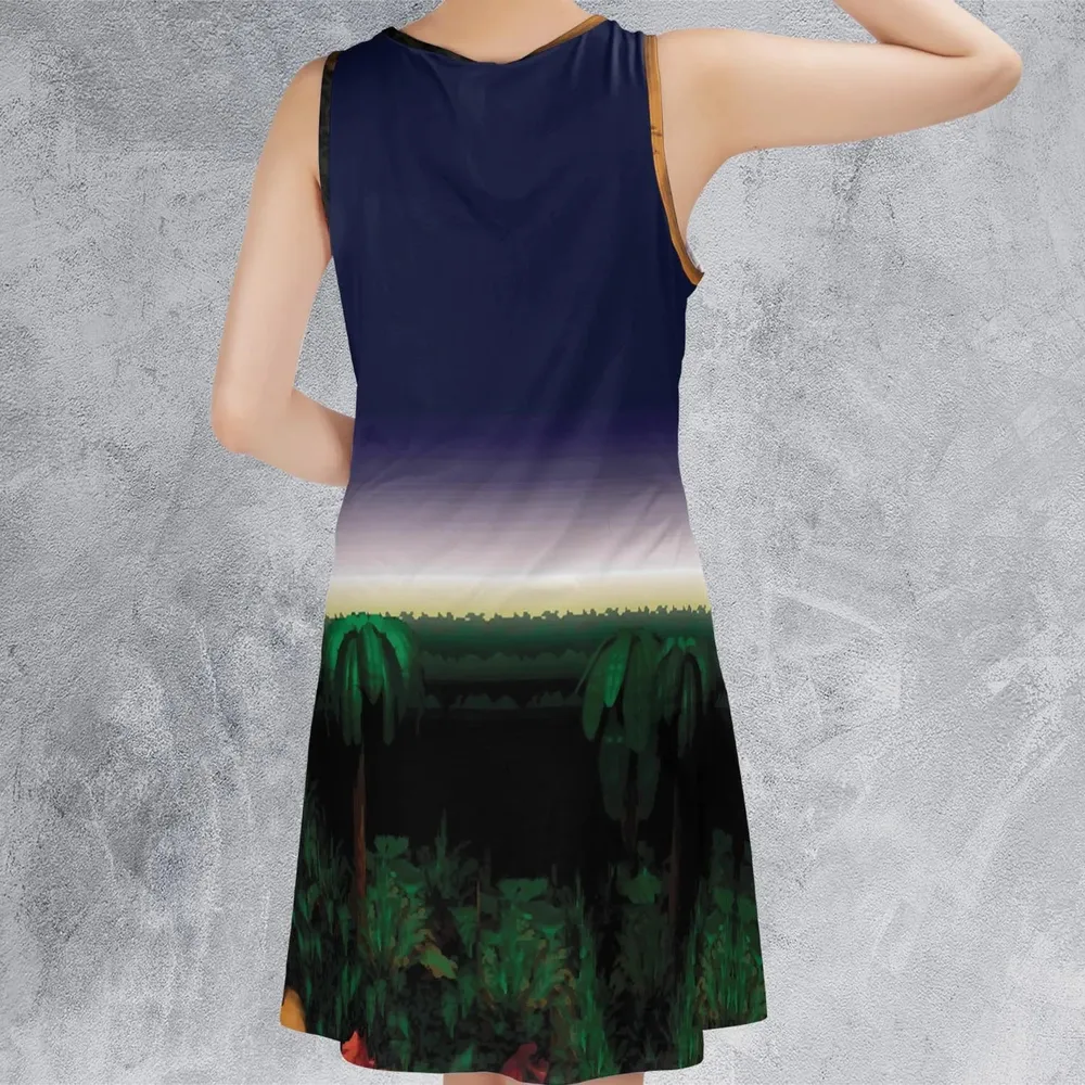 Barrel Cannon DonKey Kong Sleeveless Dress - 3