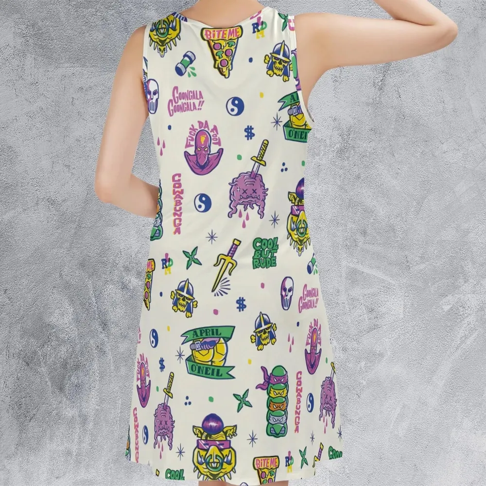 Shell Shock Teenage Mutant Ninja Turtles Sleeveless Dress - 3