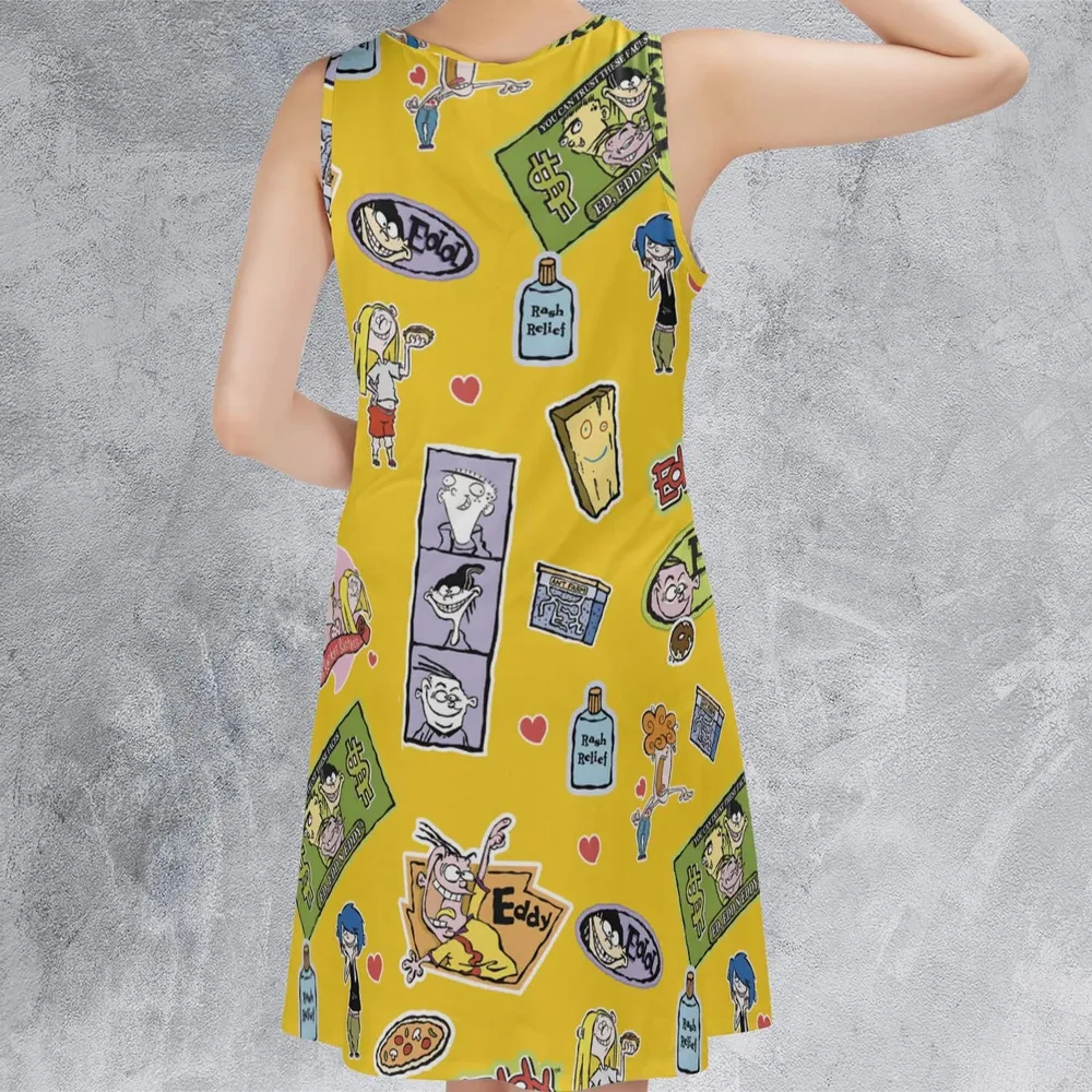 Ed Edd n Eddy n The Kanker Sisters Sleeveless Dress - 3