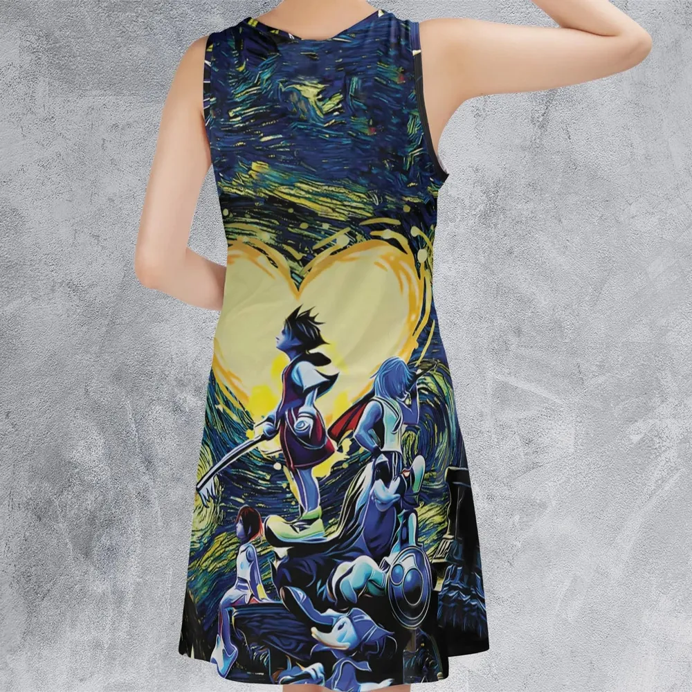Kingdom Hearts Starry Night Sleeveless Dress - 3