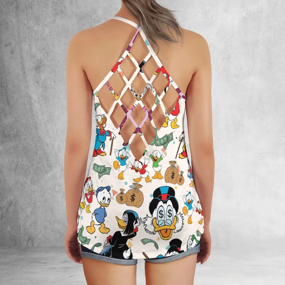 Donald Huey Dewey Ducktales Criss Cross Tank Top - 3
