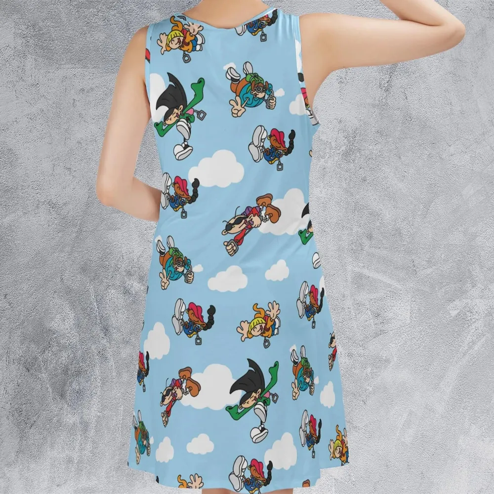 Codename Kid Next Door Characters Sleeveless Dress - 3